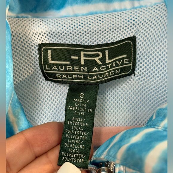 Ralph Lauren Active Women's Zip-Up Striped Active Jacket Sz S - Picture 6 of 7